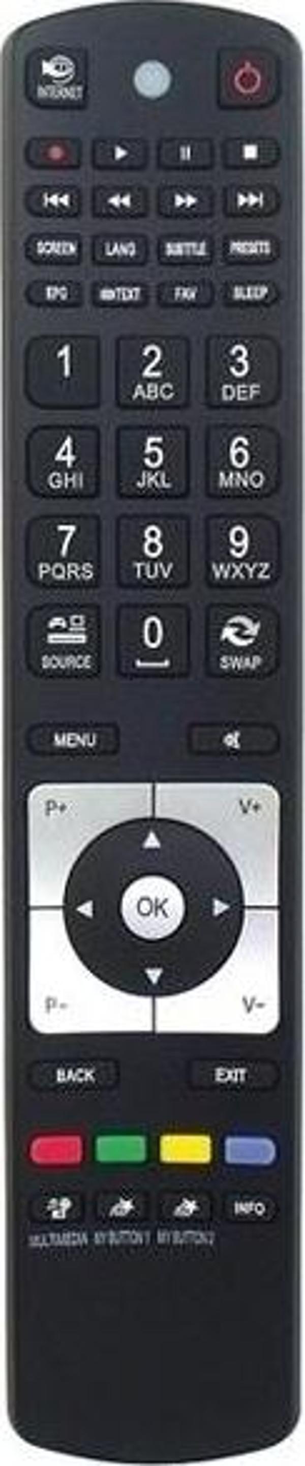 Vestel Satellıte Uydu Alıcılı 39Pf5025 Uyumlu Led Tv Kumandası - Image 1