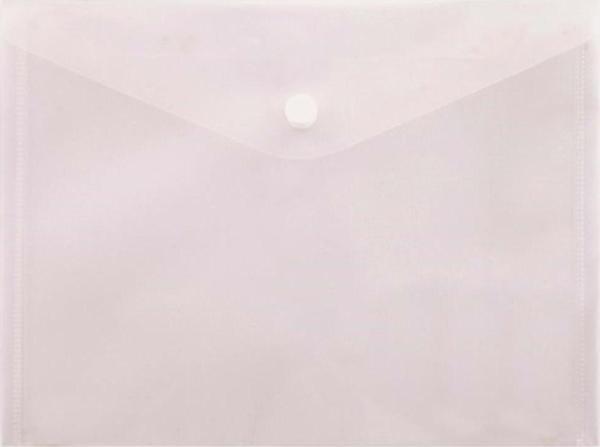 Noki A3 Çıtçıtlı Dosya Evrak Zarfı Şeffaf 3103-200 (12 Li Paket) - Image 1