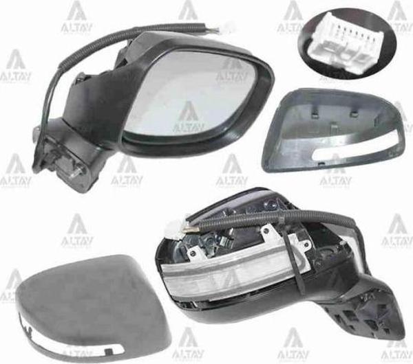 Ayna Dış Dikiz Civic 2012-2016 Elektrikli Isıtmalı Sinyalli Otomatik Katlanır Sağ (1 Adet) (Oem No:  - Image 1