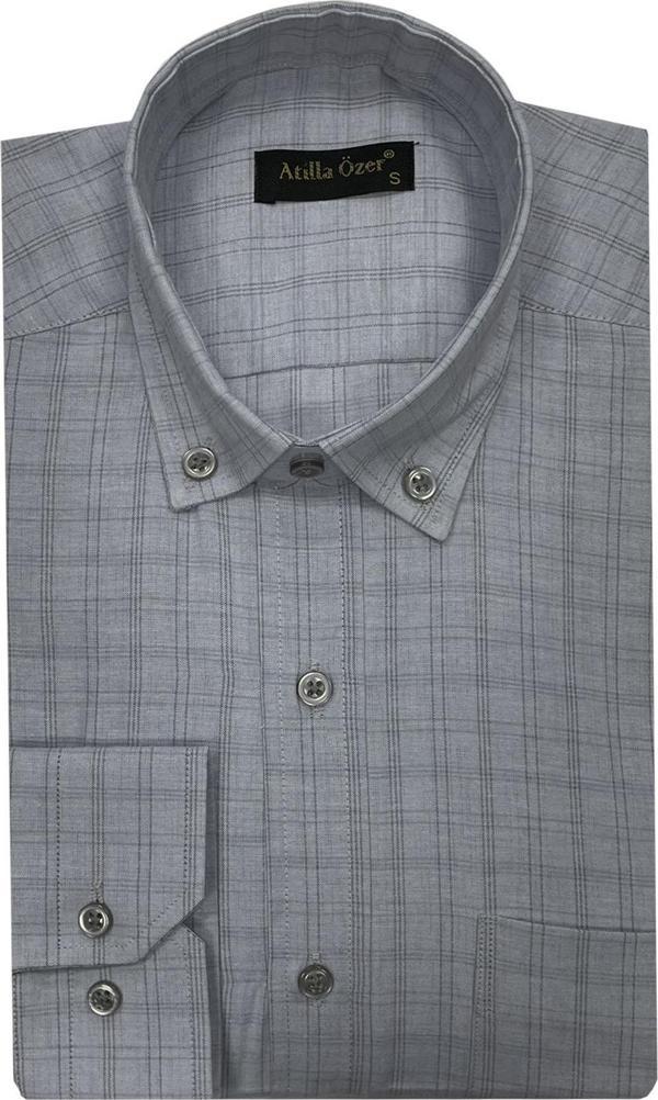 Atilla Özer Uzun Kol Klasik Erkek Gömlek 7337 - Image 1