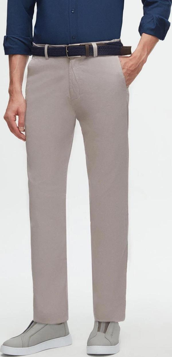 Hakamen Büyük Beden Erkek Keten Pantolon-7339 - Image 1