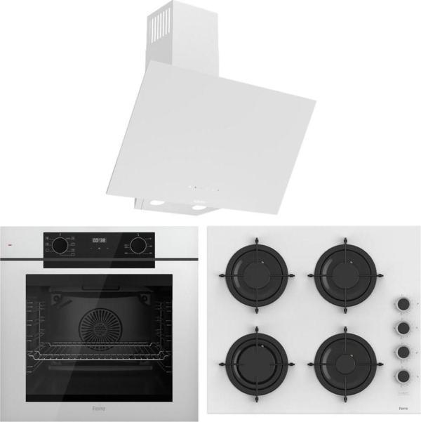 Ferre FryArt Artline QEP63CB - CS206-FA - D078-SA 7 Prog. Dijital Turbo Ank. Set - Beyaz - Image 1