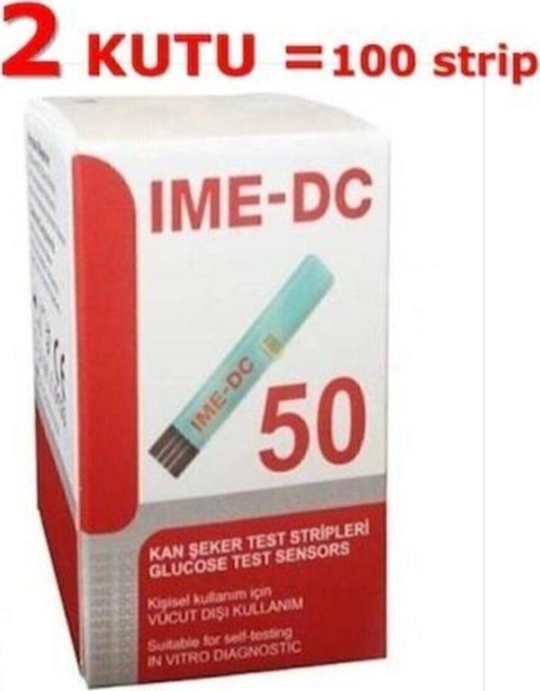 Diğer Ölçüm Cihazları Seker Ölçüm Strip Çubuğu 100 Adet 2 Yıl - Image 1
