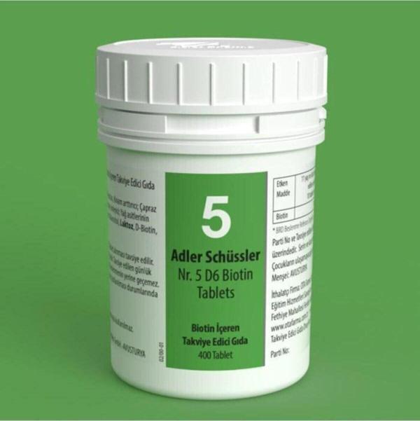 Adler Schüssler No.5 D6 Biotin Tablet - Image 1