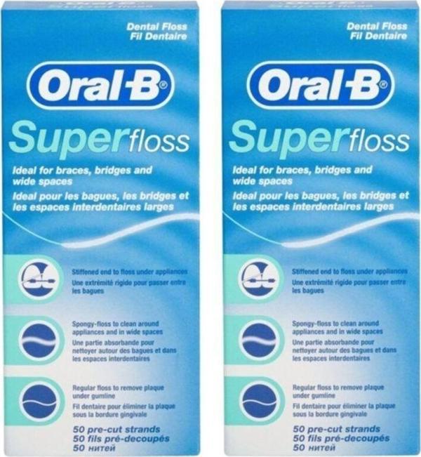 Diş Ipi Super Floss X2 Adet - Image 1