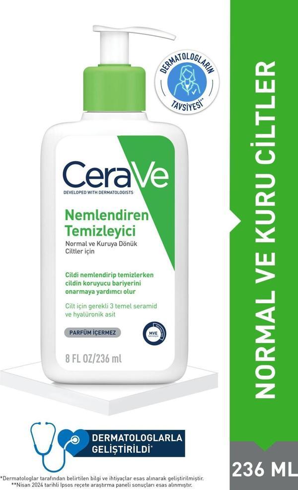 Normal Ve Kuruya Dönük Ciltler Için Nemlendiren Temizleyici 236ml - Image 1