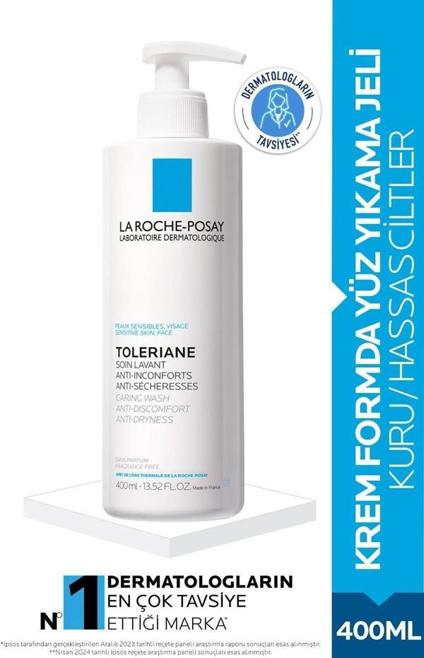 Toleriane Caring Wash Kuru Ciltler için Nemlendirici Temizleyici Jel 400 ml - Image 1