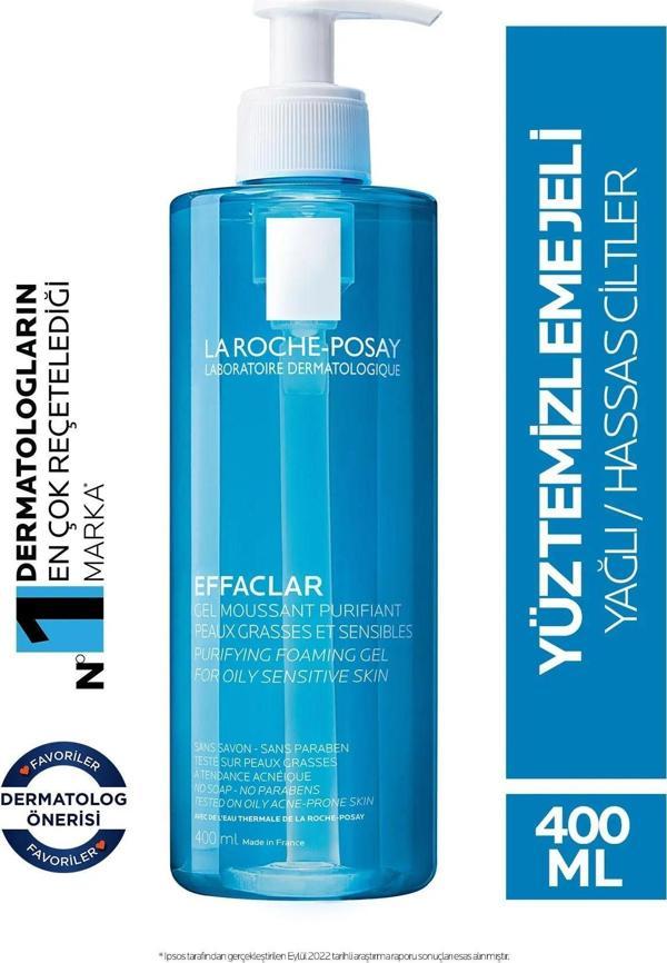 EFFACLAR YAĞLI VE AKNE EĞİLİMLİ CİLTLER İÇİN YIKAMA JELİ 400 ML - Image 1