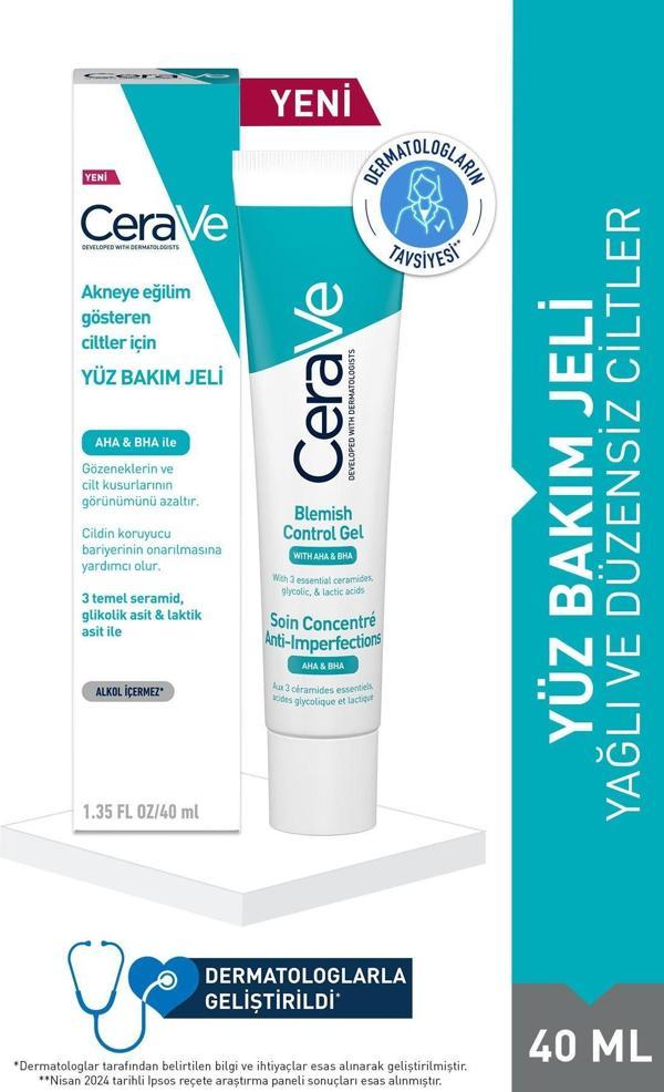Akneye Eğilim Gösteren Lekeye Meyilli Ciltler ve Siyah Noktalar İçin Nemlendirici Jel 40ml - Image 1