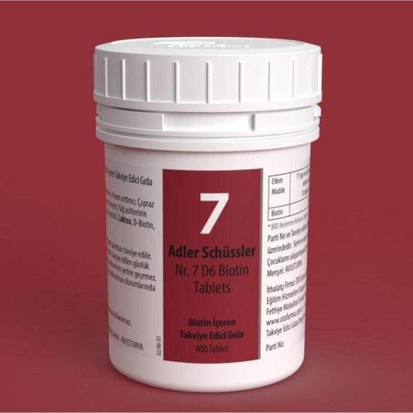 Adler Schüssler No.7 - D6 Biotin Tablet - Image 1