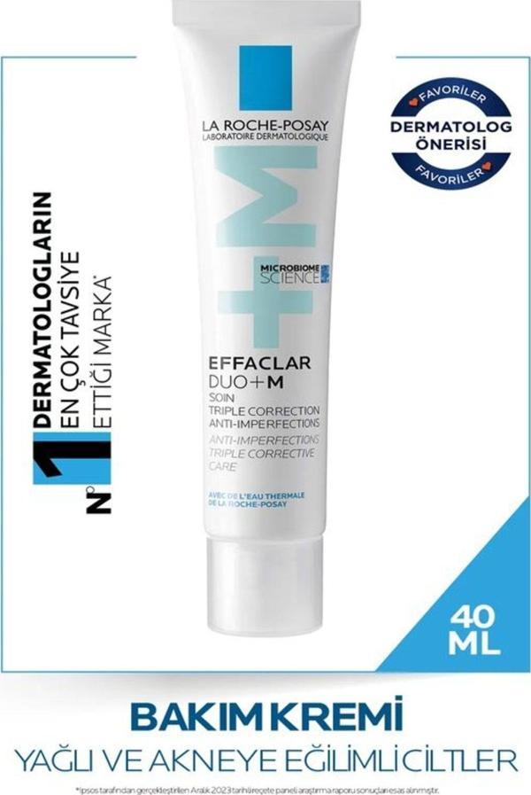 EFFACLAR DUO+M Yağlı,Akne Eğilimli Ciltler için Cilt Kusuru Karşıtı Bakım Kremi-40 ML - Image 1