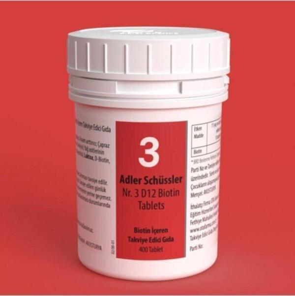 Adler Schüssler No.3 - D12 Biotin Tablet - Image 1