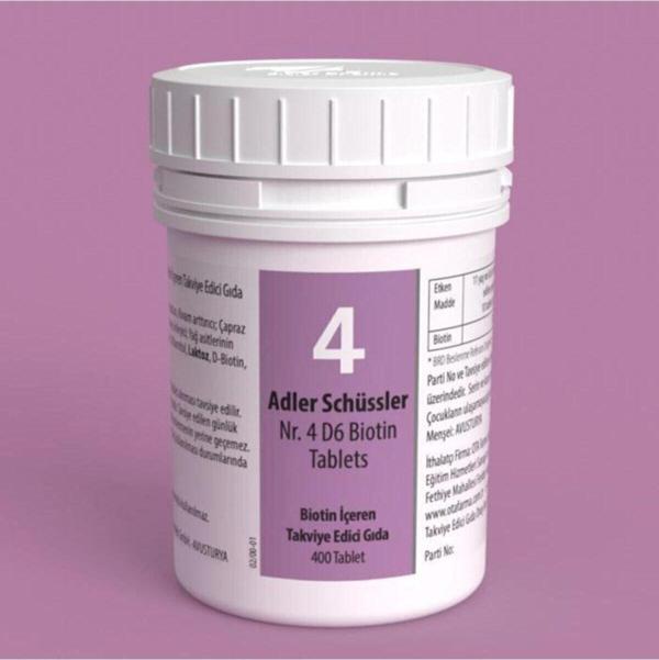 Adler Schüssler No.4 - D6 Biotin Tablet - Image 1