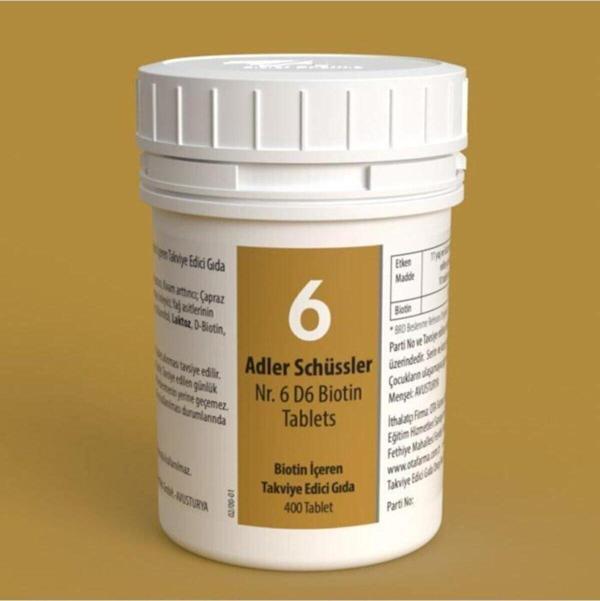 Adler Schüssler No.6 - D6 Biotin Tablet - Image 1