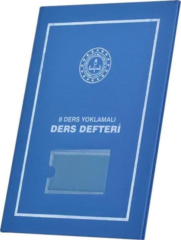 Gülpaş 8 Ders Yoklamalı Ders Defteri Mavi Plastik Kapak 388 - Image 1