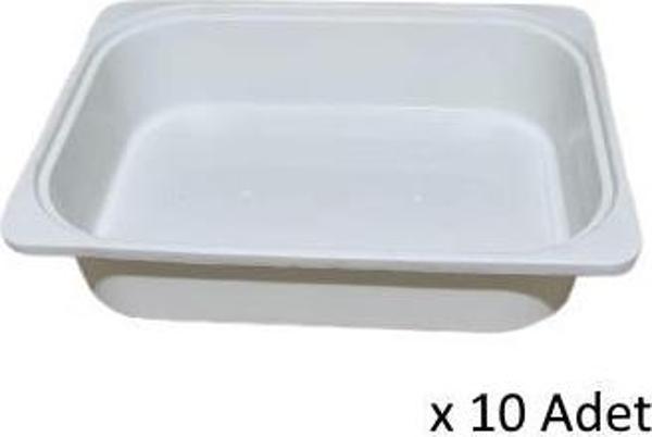 Kenzlife çamaşır mutfak sepeti byz 10*040*30 plastik sepet 10 adet  - Image 1