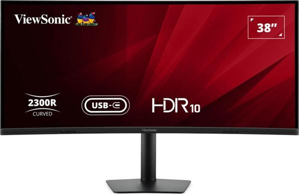 ViewSonic VA3820C 37.5" 75Hz 5Ms HDMI+DP+USB-C UWQHD+ IPS Curved Vesa Monitör - Image 1