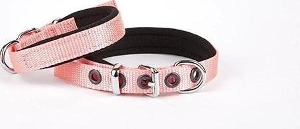Doggie Softlu Köpek Boyun Tasması 1,5 cm x 30 cm Pembe - Image 1
