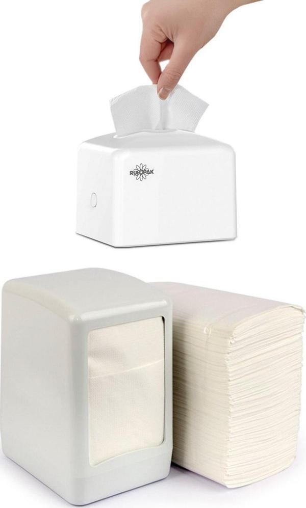 Yok Yok Ambalaj Masa Üstü Dispenser Peçete 125'Li 18 Pk 1 Koli (3600 Yaprak) - Image 1