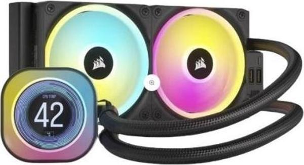 Corsair iCUE Link H100i LCD CW-9061007-WW 240 mm İşlemci Sıvı Soğutucu - Image 1
