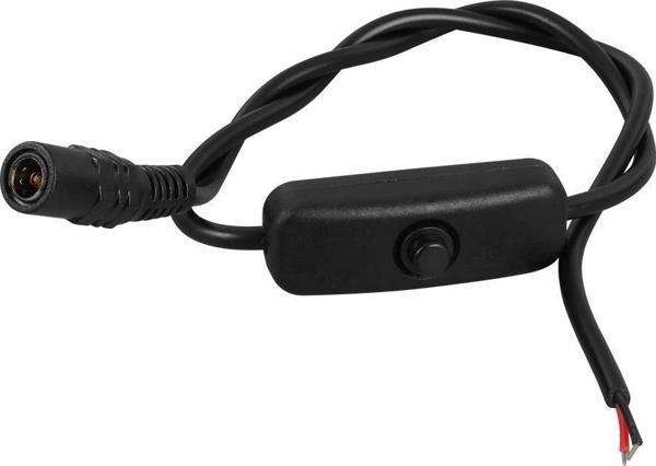 Ayt Anahtarlı DC Kablo 30 CM 5.5x2.5 Mm Jack Soketli Dişi Güç Kablosu Adaptör Soketli Kablo - Image 1