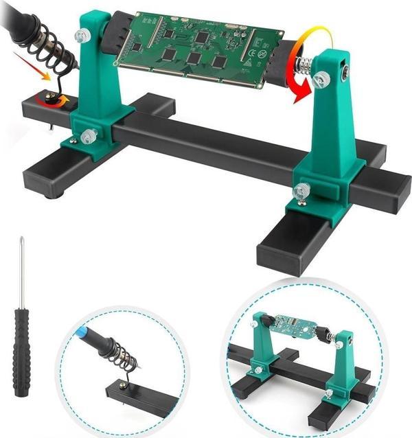 Ayt Powermaster PM-26594 Ayarlanabilir PCB Levha Board Tutucu Lehim Havya Tamir Standı Tutacağı - Image 1