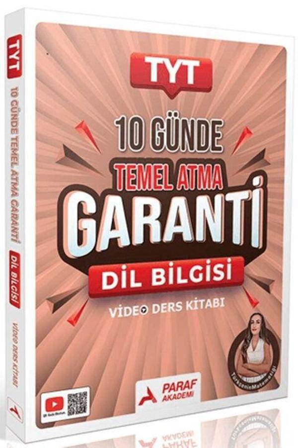 Paraf Yayınları TYT Dil Bilgisi Türkçenin Matematiği 10 Günde Temel Atma Garanti Video Ders Kitabı - PRF Paraf Yayınları - Image 1