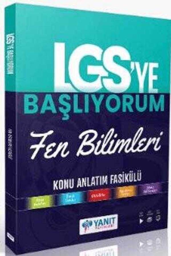 Yanıt Yayınları LGS` ye Başlıyorum Fen Bilimleri Anlatım Fasikülü - Yanıt Yayınları - Image 1