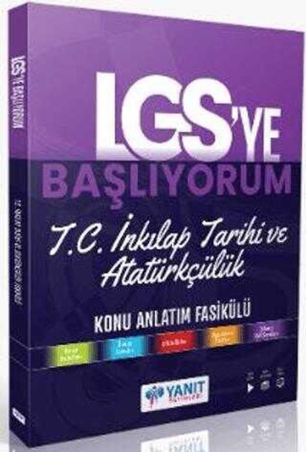 Yanıt Yayınları LGS` ye Başlıyorum T.C. İnkılap Tarihi Ve Atatürkçülük Anlatım Fasikülü - Yanıt Yayınları - Image 1