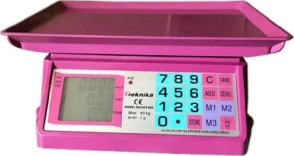 Ölçer Elektronik Market Terazisi Manav Terazisi Bakkal Terazisi 40 Kg - Image 1