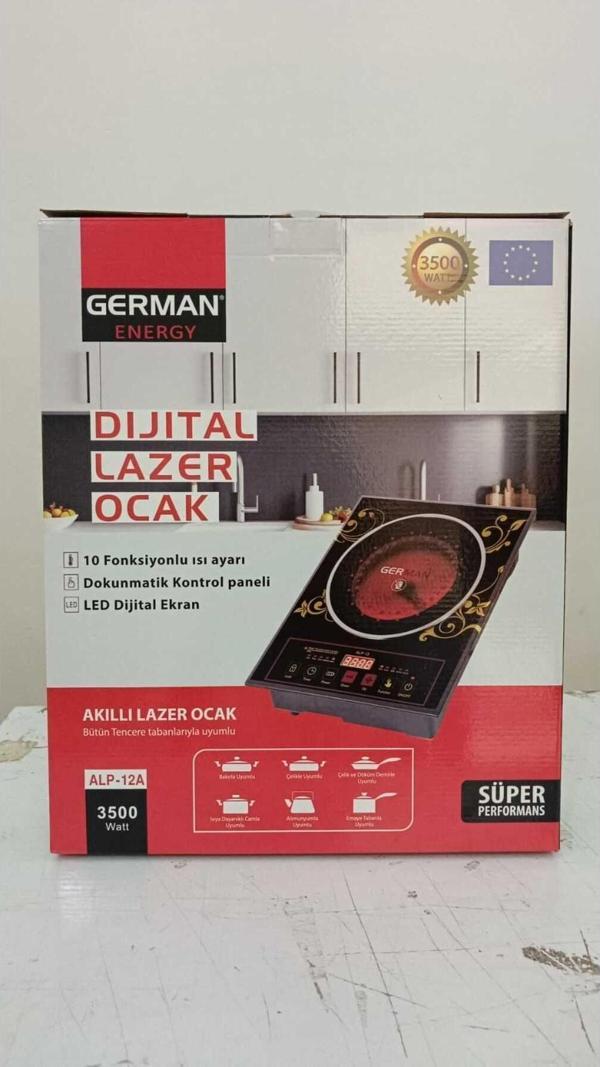 Gunkes German Energy Ailipu -13 Lazer Elektrikli Ocak Dokunmatik Ekran 3500 Watt (Alp-12A) - Image 1