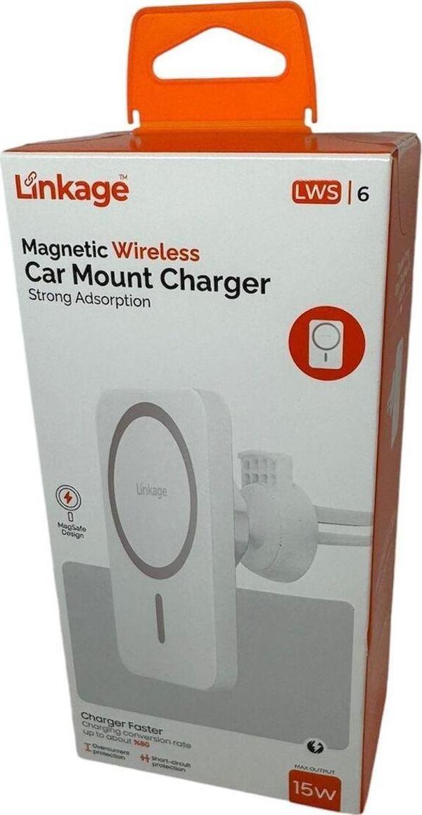 Linkage Araç Şarj Magsafeli Hızlı Şarjlı Telefon Tutucu - Image 1