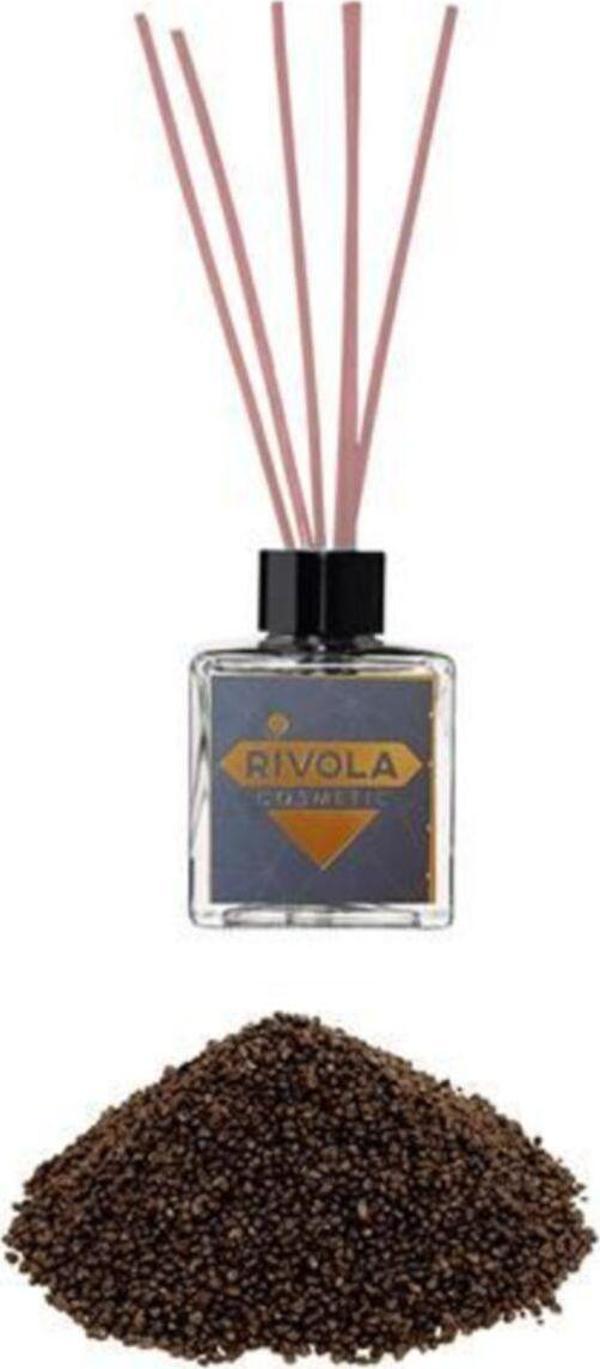 Stella Moda Rivola Reed Diffuser 100 Ml Amber Bambu Çubuklu Koku Vazo Taşı Hediyeli 713962 - Image 1