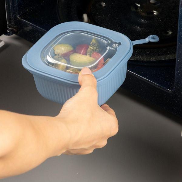 Soft Chef 3'Lü Yeşil Mikrodalga Ve Difrize Uygun Vip Kapaklı Özel Saklama Kabı Seti - Image 1