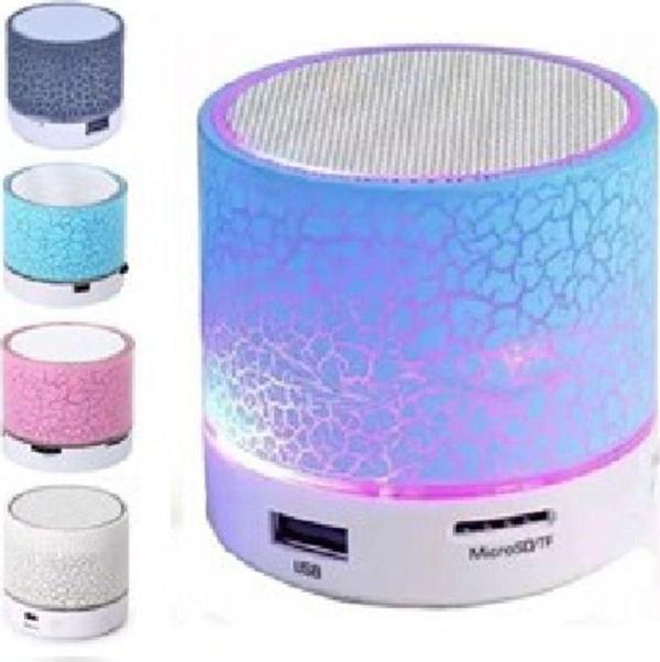 Fioplus Işıklı Taşınabilir Bluetooth Wireless Hoparlör Kablosuz Ses Bombası - Image 1