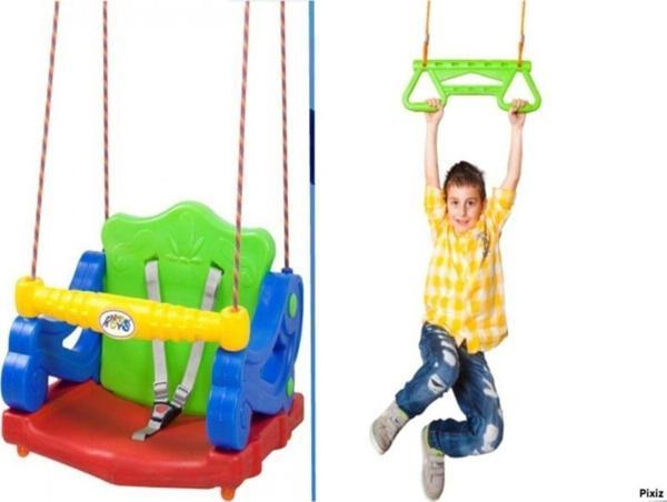Enhoştoys Büyük Boy Emniyet Kemerli  Kaliteli Sultan Salıncak - Image 1