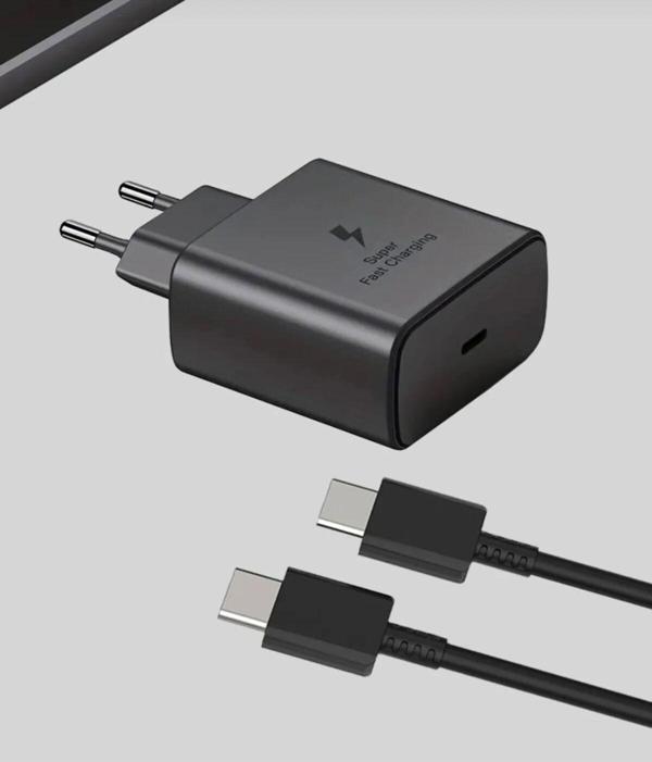 Fioplus Samsung Tüm Modellere Uyumlu Süper Hızlı Şarj 45W Usb-C Şarj Seti - Image 1