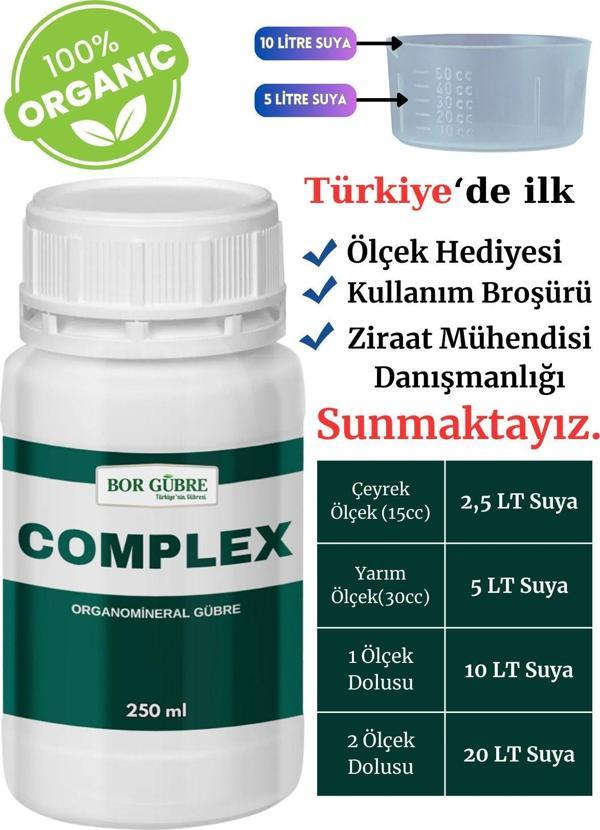 Complex 250 Ml Organik Sıvı Gübre - Köklenme Ve Direnç Artışı Oluşturur. Ürün Kalitesi Ve Verimini Arttırır. - Image 1