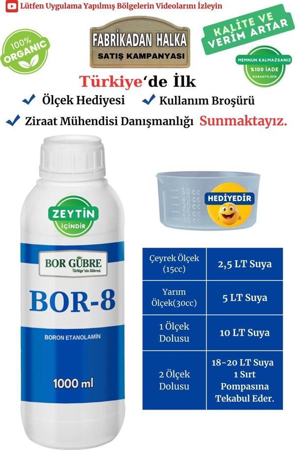 Bor Gübre Zeytin İçin Gübre Bor-8 Kalite Ve Verim Artar - Image 1