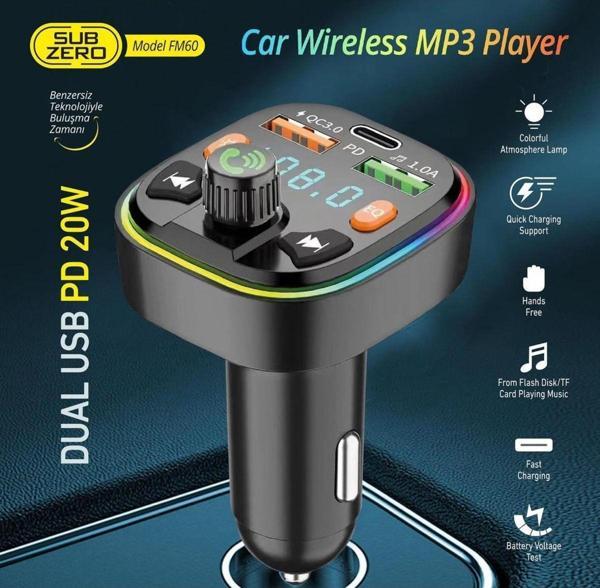 Subzero Bluetooth Fm Transmitter Fm60 - Image 1