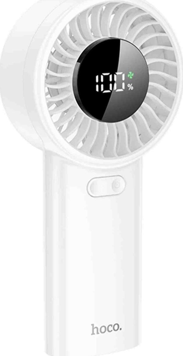 Hoco HX62 Endless Dijital Göstergeli El Tipi ve Masaüstü Soğutucu Fan - Image 1