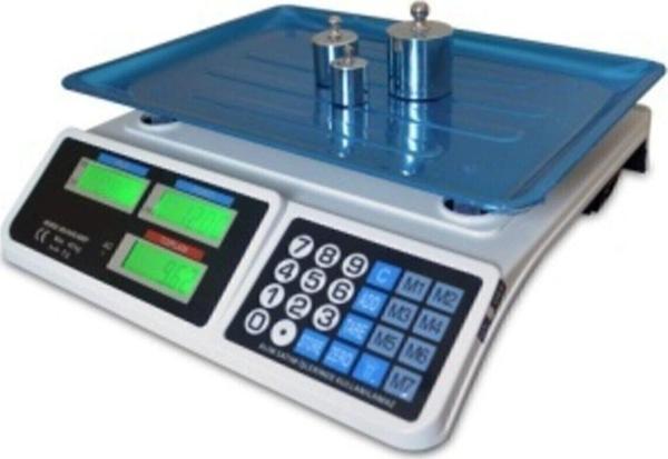 Easytekno Teknika Elektronik Dijital Bakkal Manav Market Pazarcı Ve Kasap Terazisi 40 Kg Kapasiteli - Image 1
