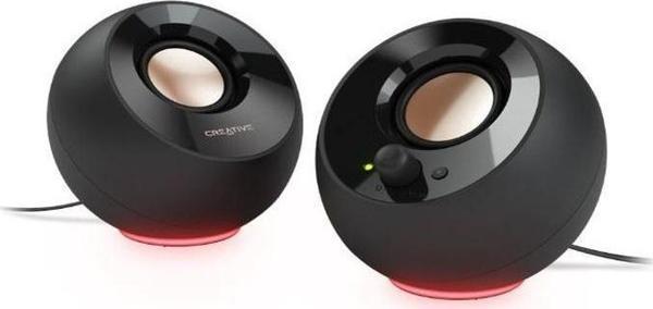 Creative Pebble Se - Usb-C - 16W Multimedya Stereo Hoparlör Seti - Rgb Aydınlatmalı - Siyah - Image 1
