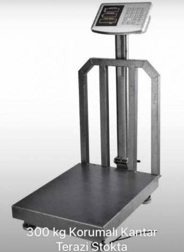 Manessa 300 Kğ Terazi Elektronik Terazi Şarzlı Kantar Arka Korumalı Tartı 40X50 Cm Tabla Fiyat Hesaplamalı - Image 1