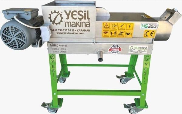 Yeşil HS250 220v 250kg/s Helezonlu Şıra Makinası Üzüm Sıkma Makinası - Image 1