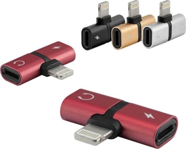 Öz Iphone Şarj Kulaklık Çoklayıcı Lightning Birleştirici Splitter Çevirici Adaptör Dönüştürücü - Image 1