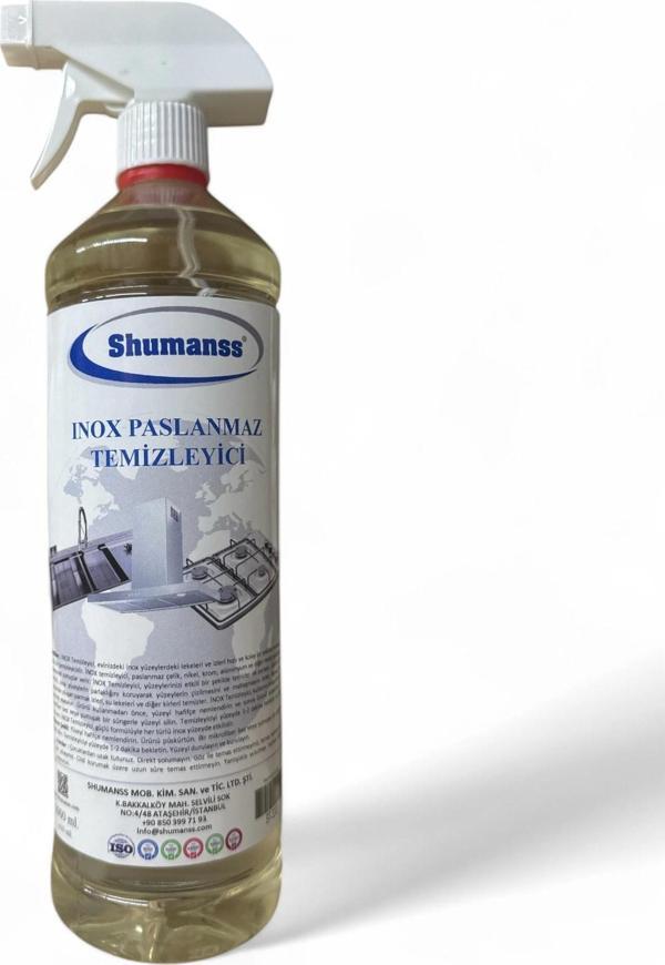 Shumanss İnox Paslanmaz Temizleyici 1 Lt - Image 1