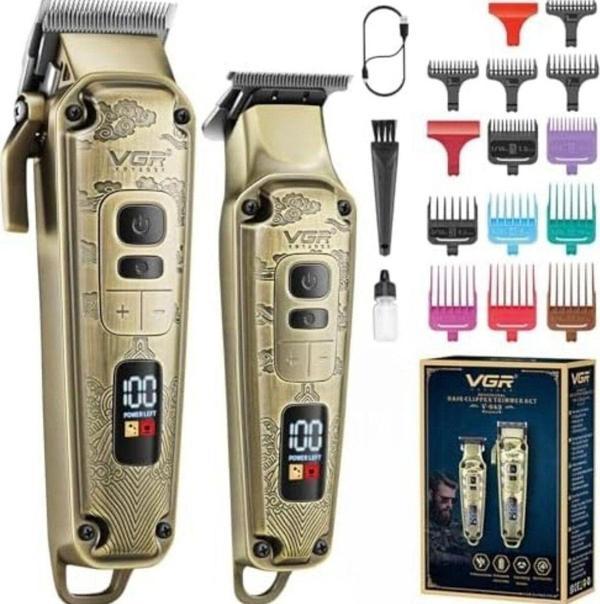 Gunkes Orijinal V-643 Profesyonel Set Yıkanabilir Sakal Saç Kesme Şarj Edilebilir - Image 1