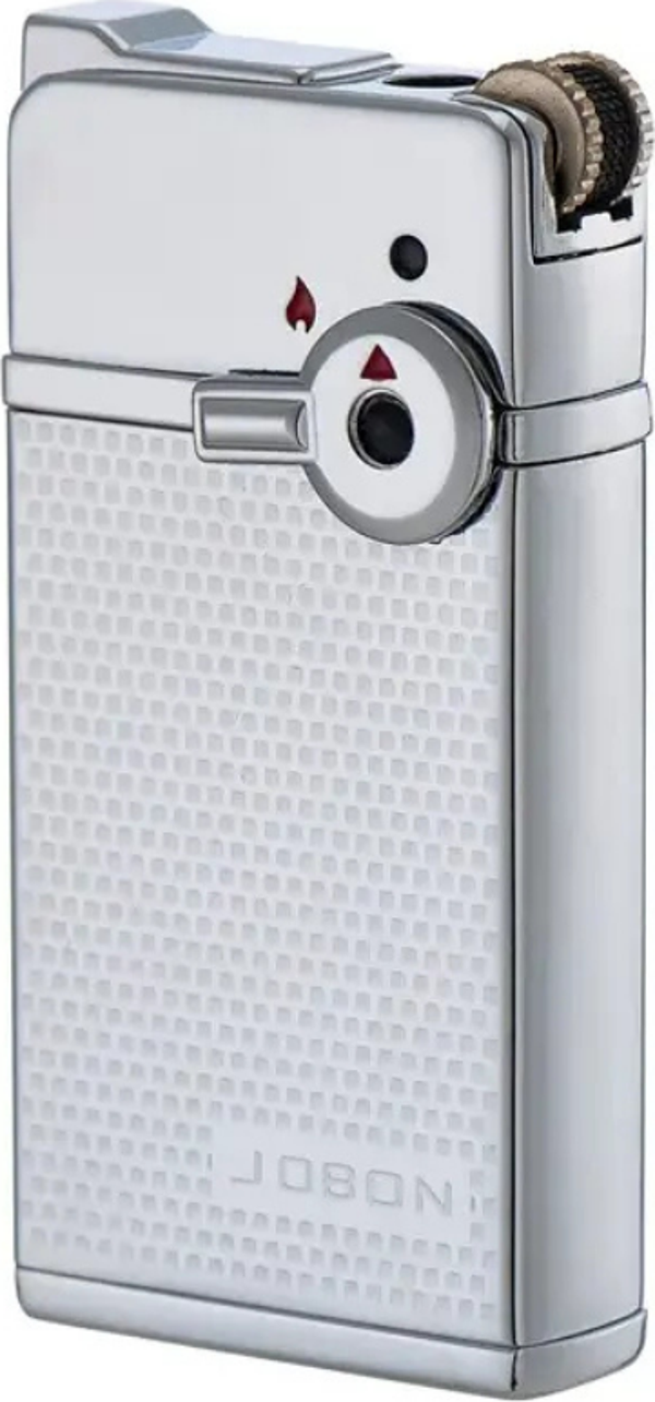 Jobon Tek Torch Pürmüz & Soft Flame Gümüş Metal Puro Çakmağı - Image 1