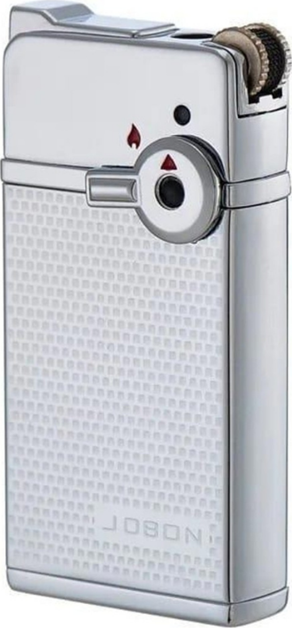 Jobon Tek Torch Pürmüz & Soft Flame Parlak Gümüş Metal Puro Çakmağı - Image 1
